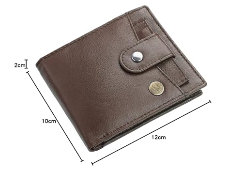 WildHorn Rfid Protected Leather Wallet For Men, Brown