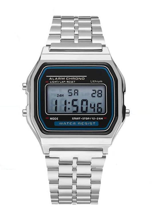 Acnos® Premium Brand Digital 4 Colours Square Dial Unisex Wrist Watch for Men Women Pack of 1 (WR)