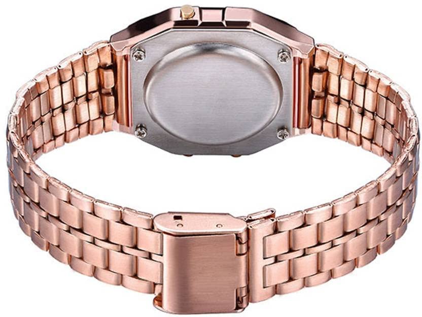 Acnos® Premium Brand Digital 4 Colours Square Dial Unisex Wrist Watch for Men Women Pack of 1 (WR)