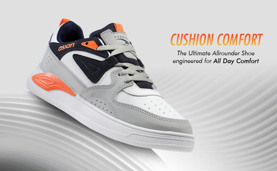 ASIAN Men's TARZAN-11 Casual Sneaker Shoes with Synthetic Upper Lightweight Comfortable Mid Top Sneaker Shoes for Men's & Boy's