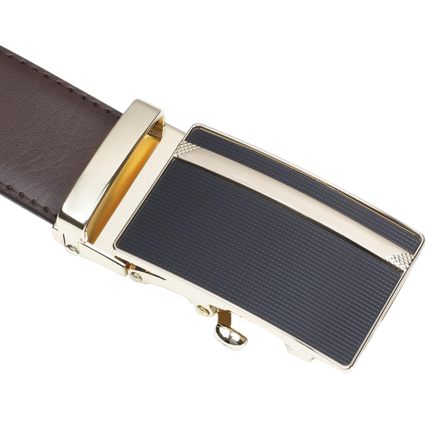 Labnoft Men's Auto Lock PU Leather Belt