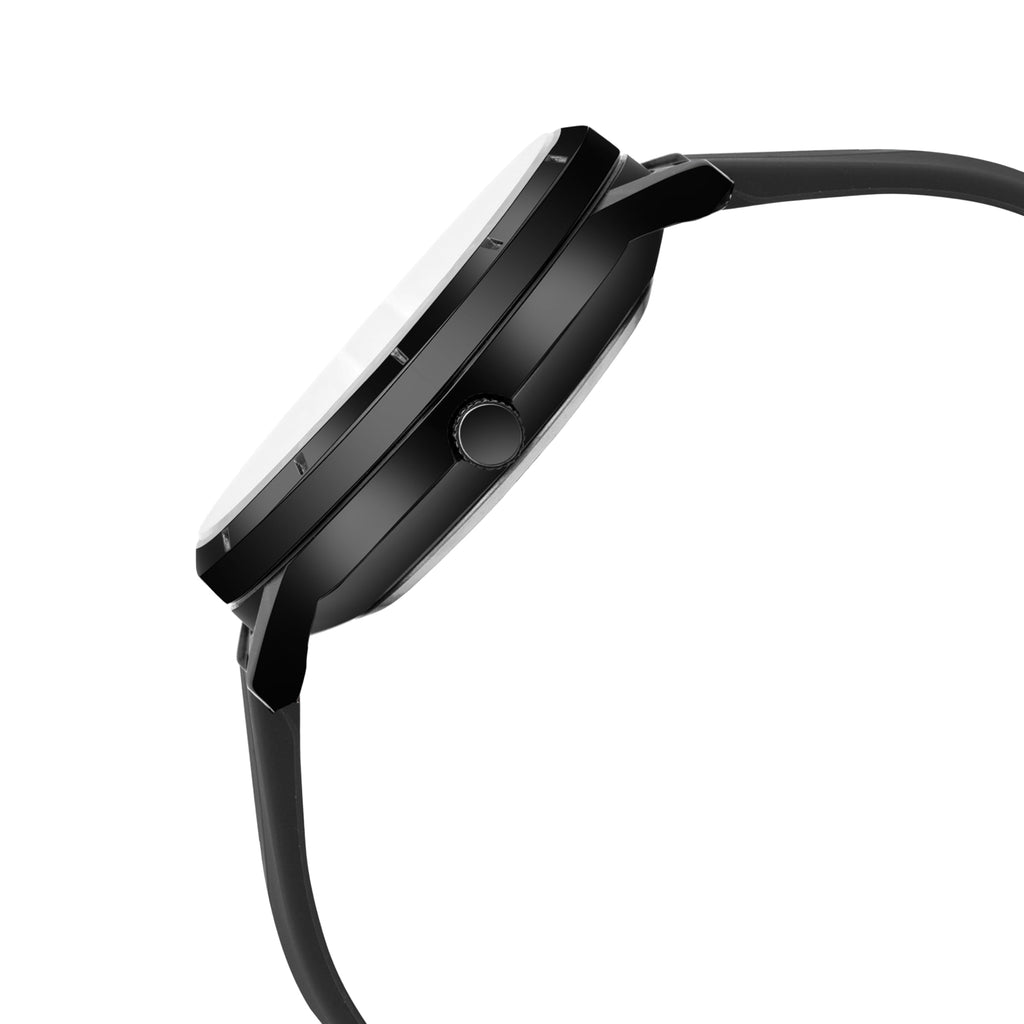 Shocknshop RevolveX Rotating Hollow Wheel Hub Creative Fashion Analog Silicone Magnetic Strap Wrist Watch for Men Boys -WCH366