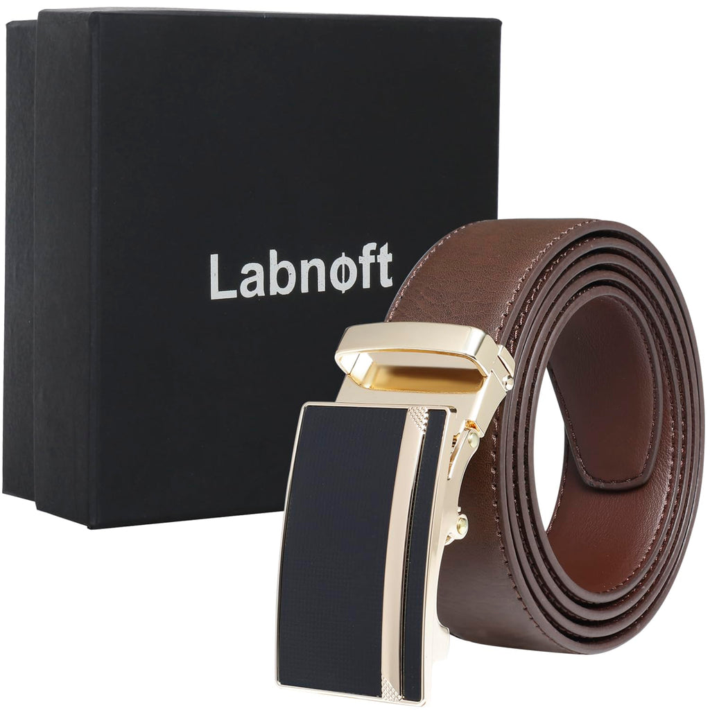 Labnoft Men's Auto Lock PU Leather Belt