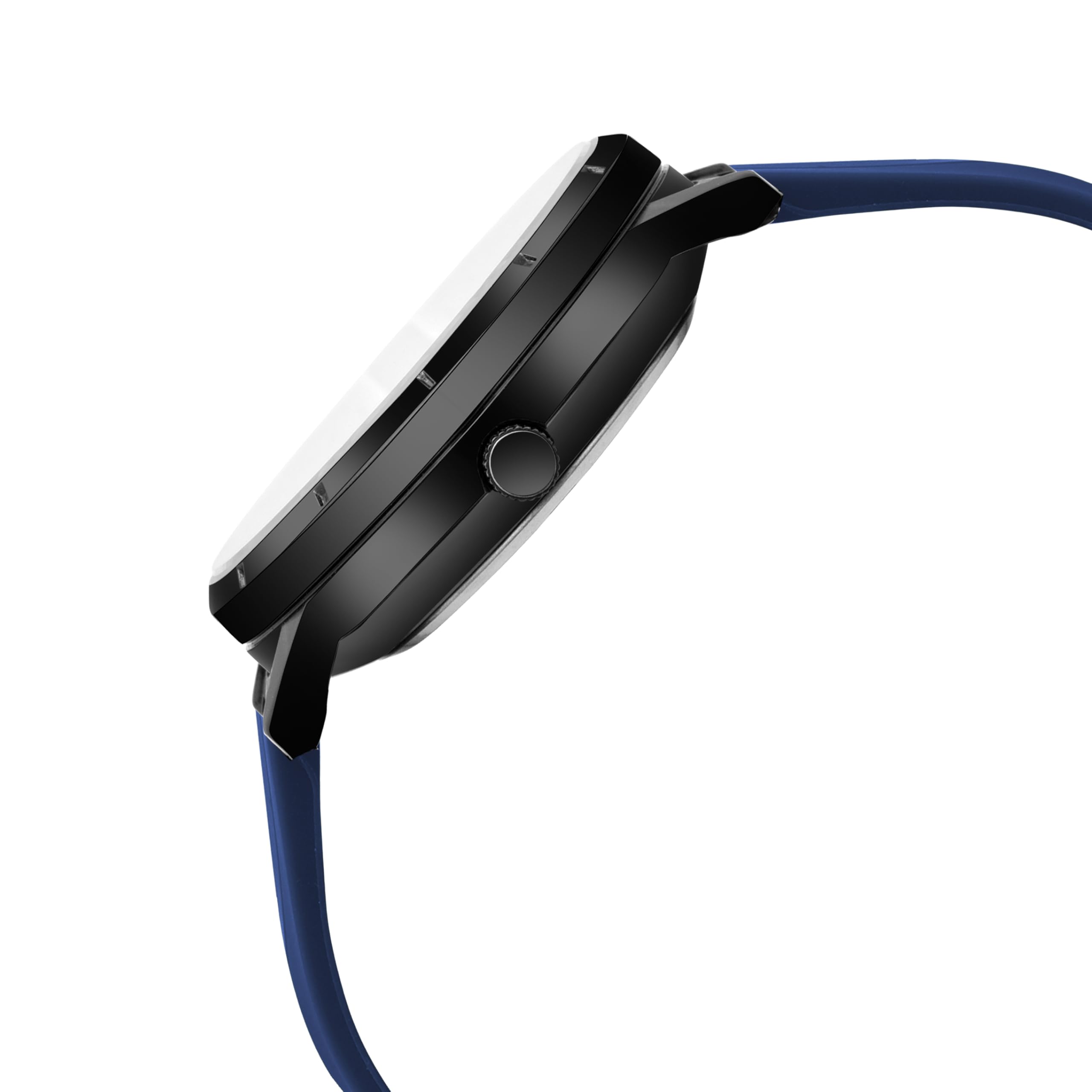 Shocknshop RevolveX Rotating Hollow Wheel Hub Creative Fashion Analog Silicone Magnetic Strap Wrist Watch for Men Boys -WCH366