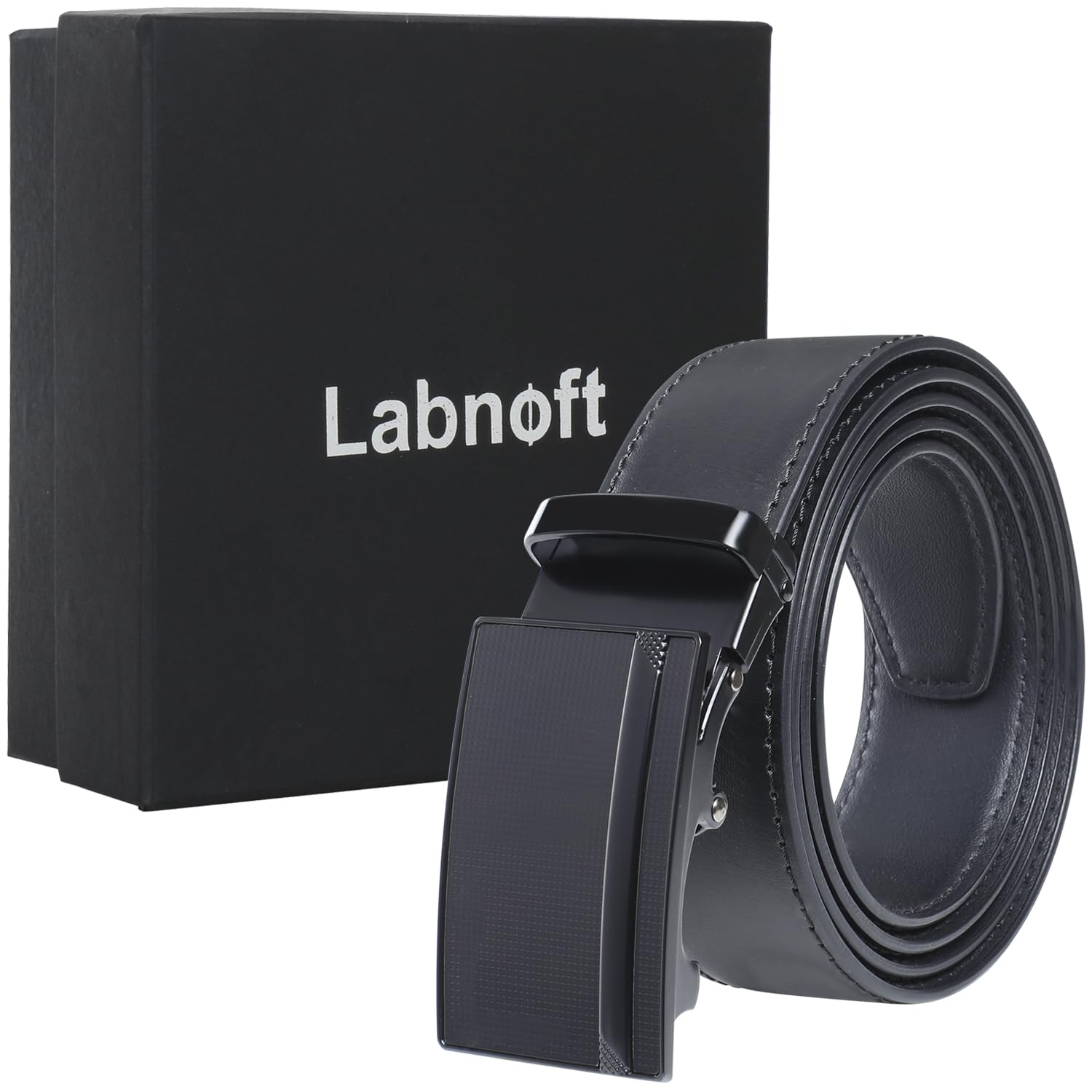 Labnoft Men's Auto Lock PU Leather Belt
