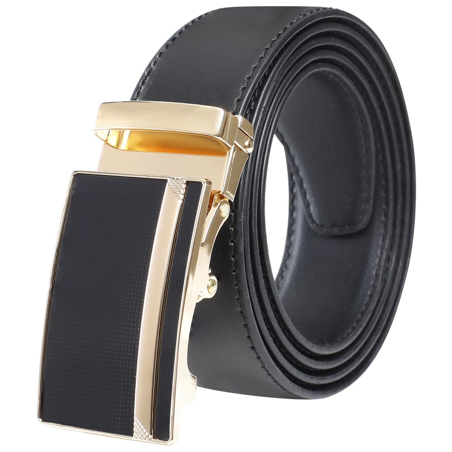 Labnoft Men's Auto Lock PU Leather Belt