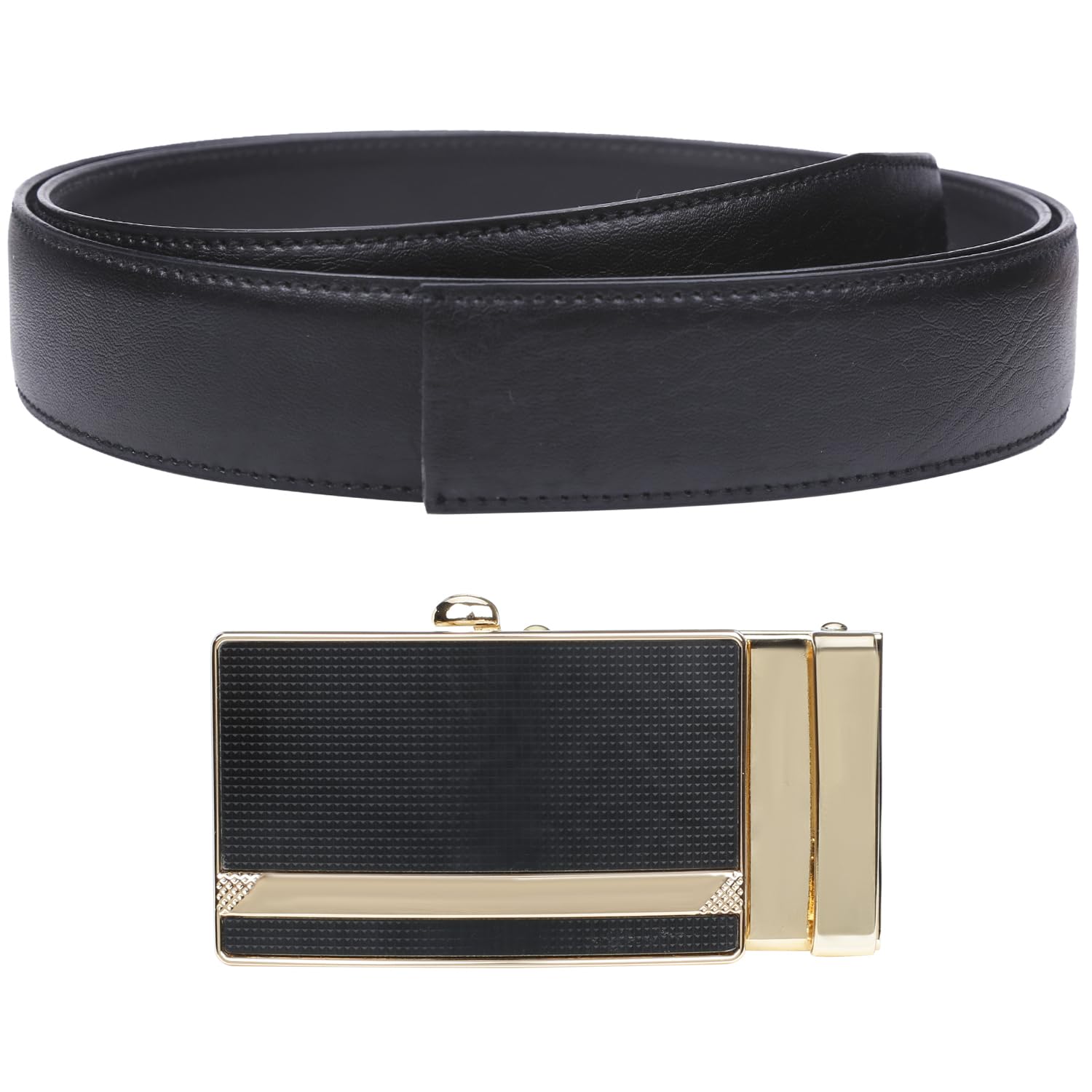 Labnoft Men's Auto Lock PU Leather Belt