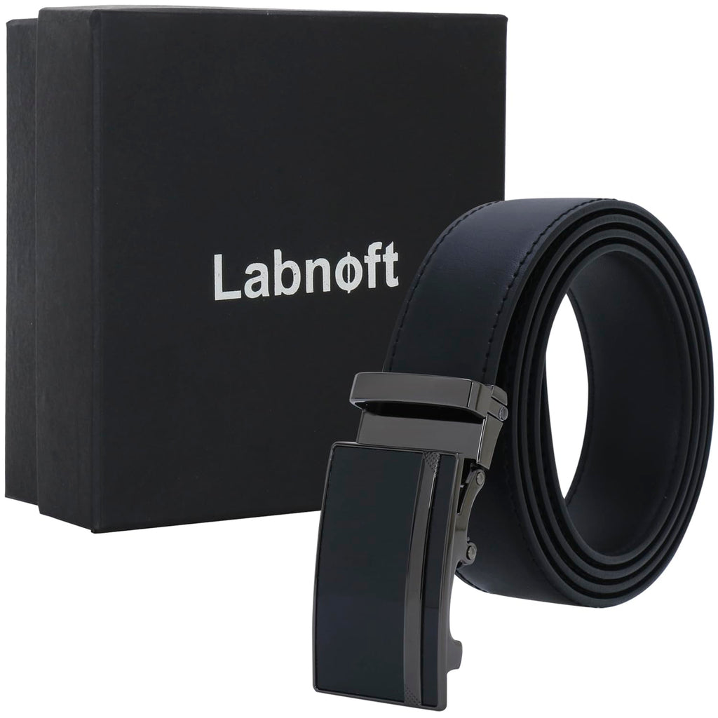Labnoft Men's Auto Lock PU Leather Belt