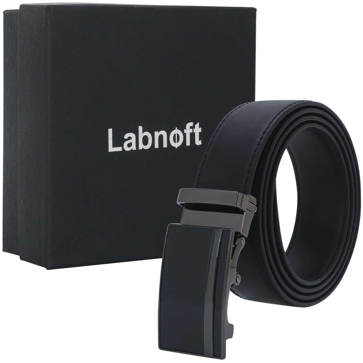Labnoft Men's Auto Lock PU Leather Belt