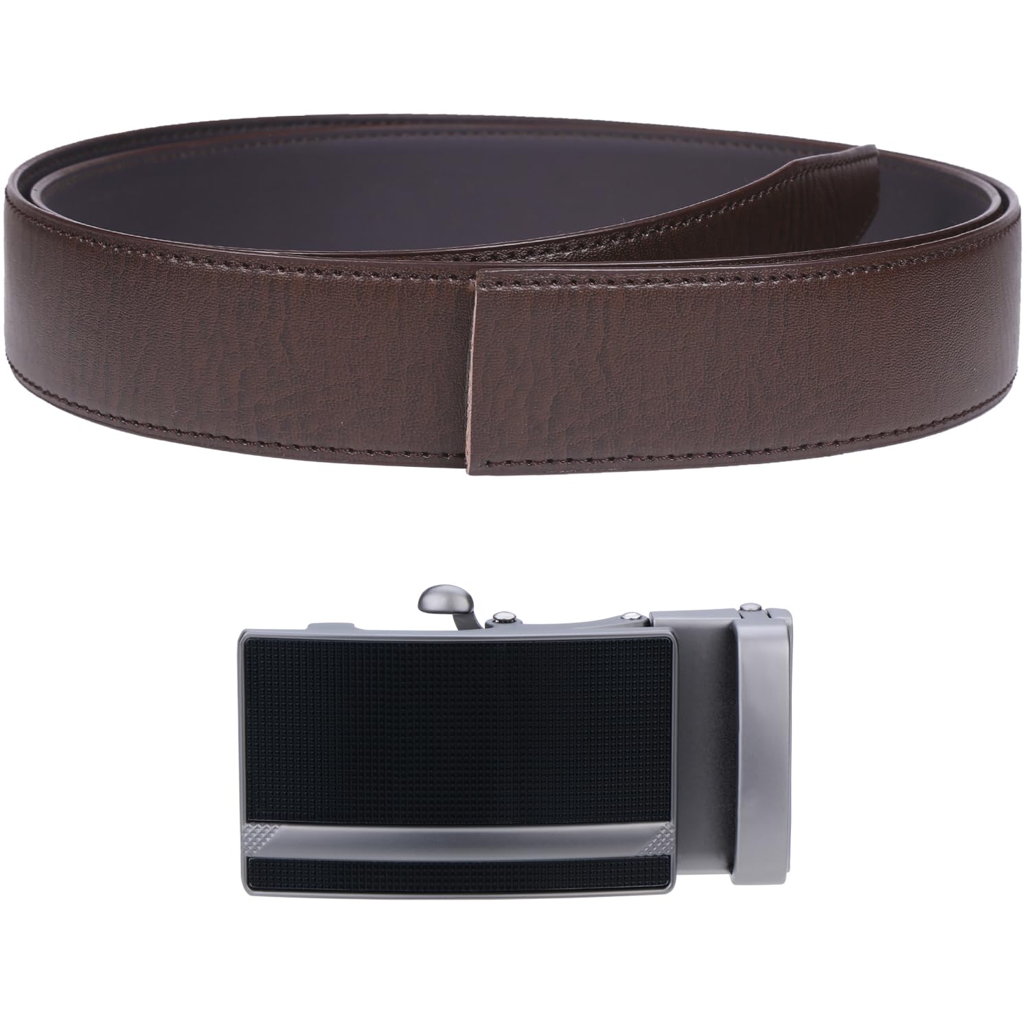 Labnoft Men's Auto Lock PU Leather Belt
