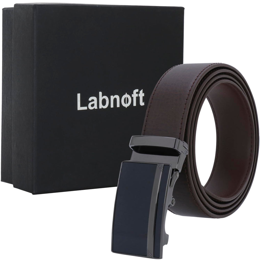 Labnoft Men's Auto Lock PU Leather Belt