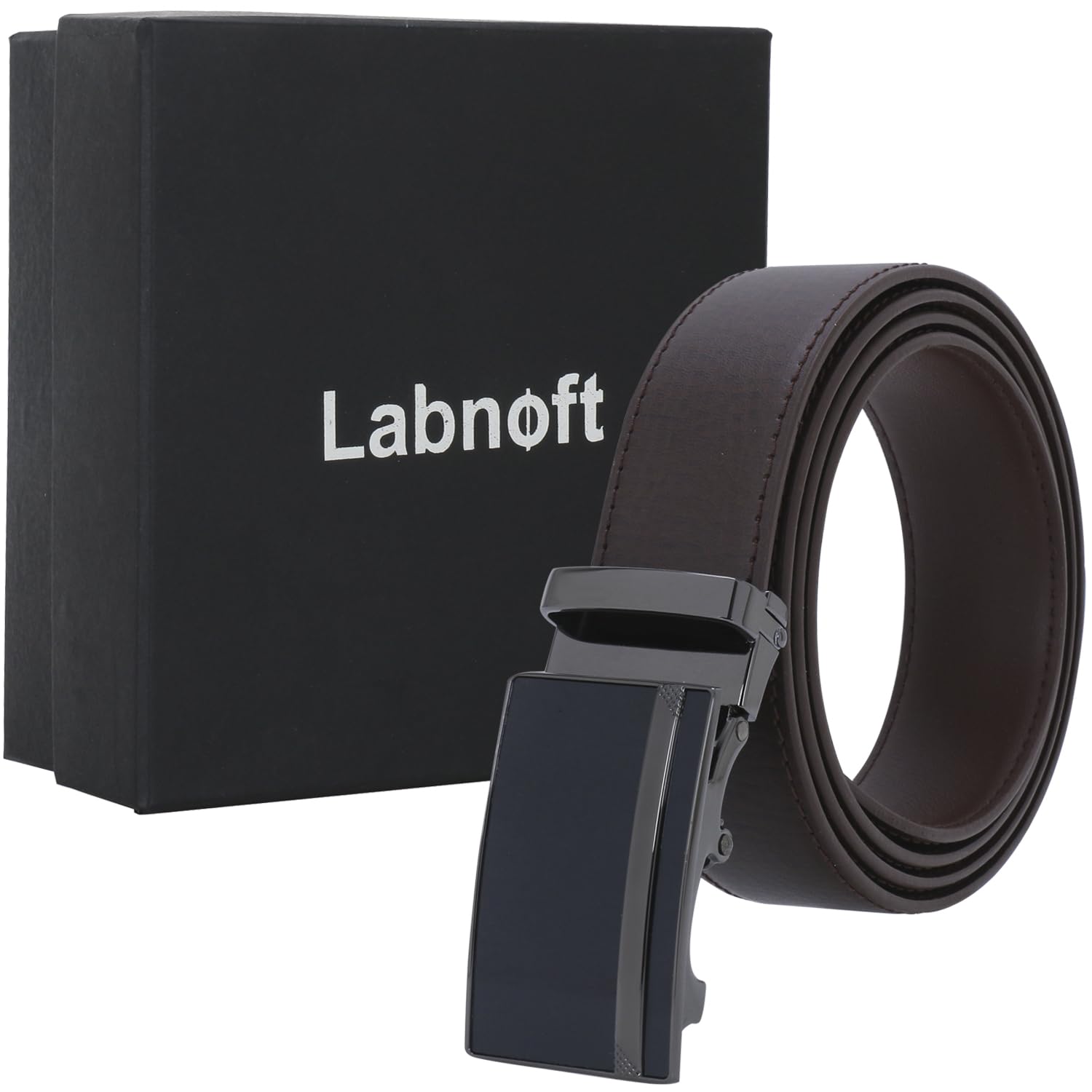 Labnoft Men's Auto Lock PU Leather Belt