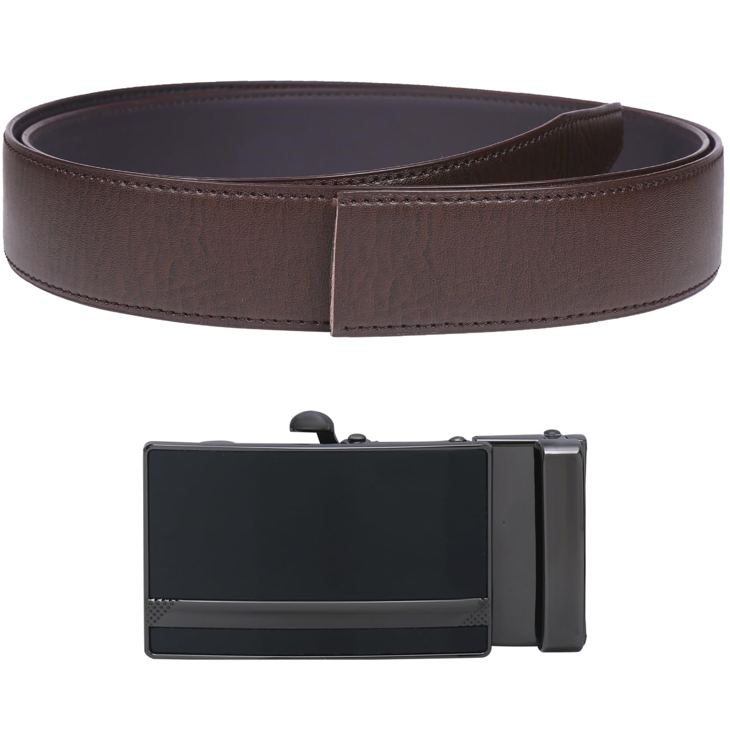 Labnoft Men's Auto Lock PU Leather Belt