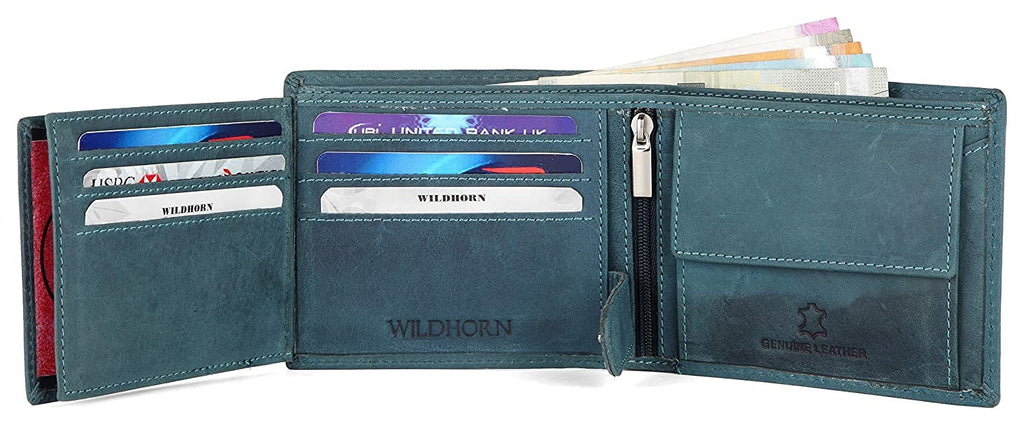 WildHorn Wildhorn India Oliver Green Leather Men's Wallet (WH7311GREEN)