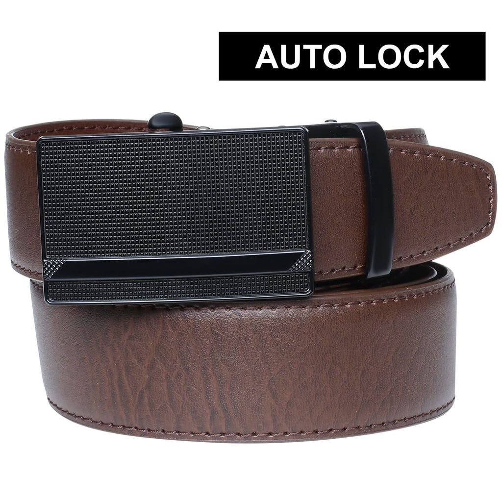 Labnoft Men's Auto Lock PU Leather Belt