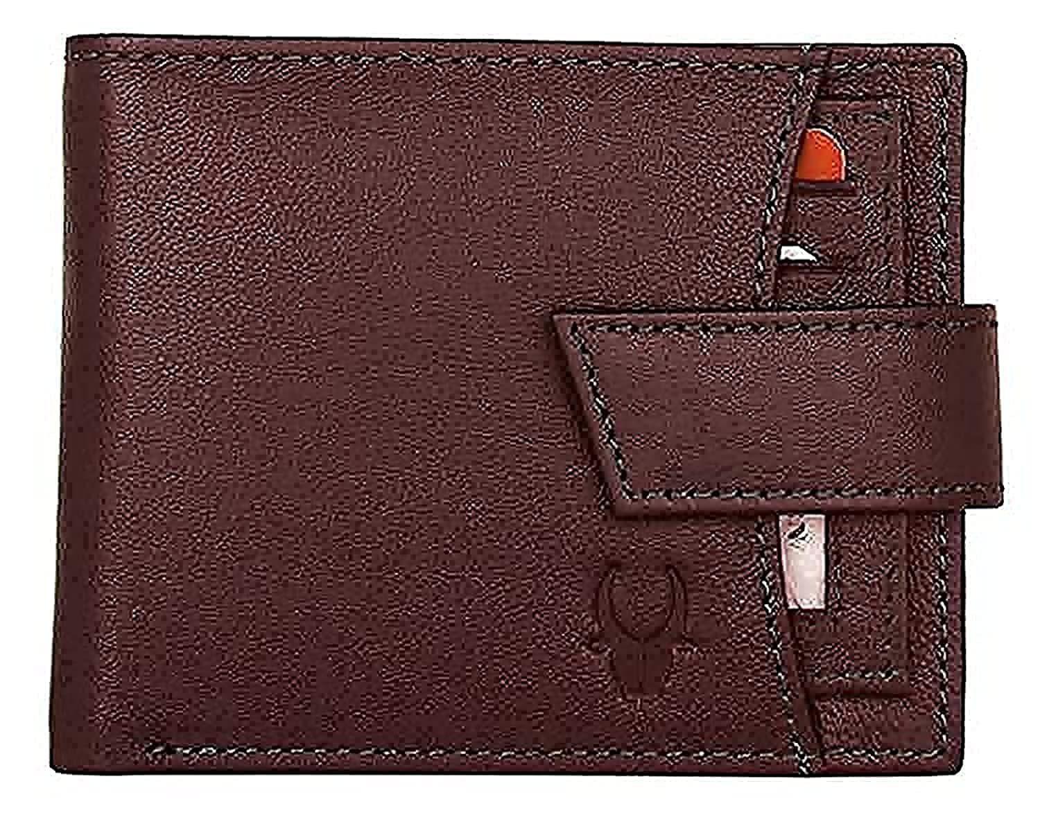 WildHorn Rfid Protected Leather Wallet For Men, Brown