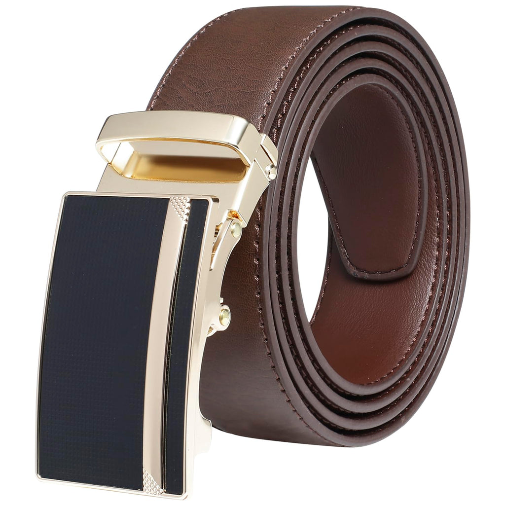 Labnoft Men's Auto Lock PU Leather Belt