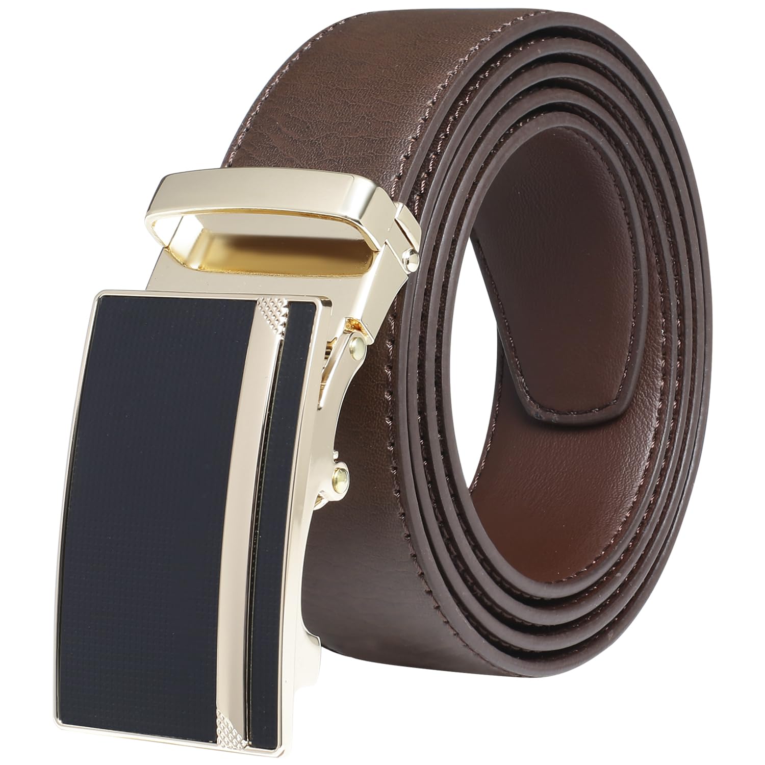 Labnoft Men's Auto Lock PU Leather Belt