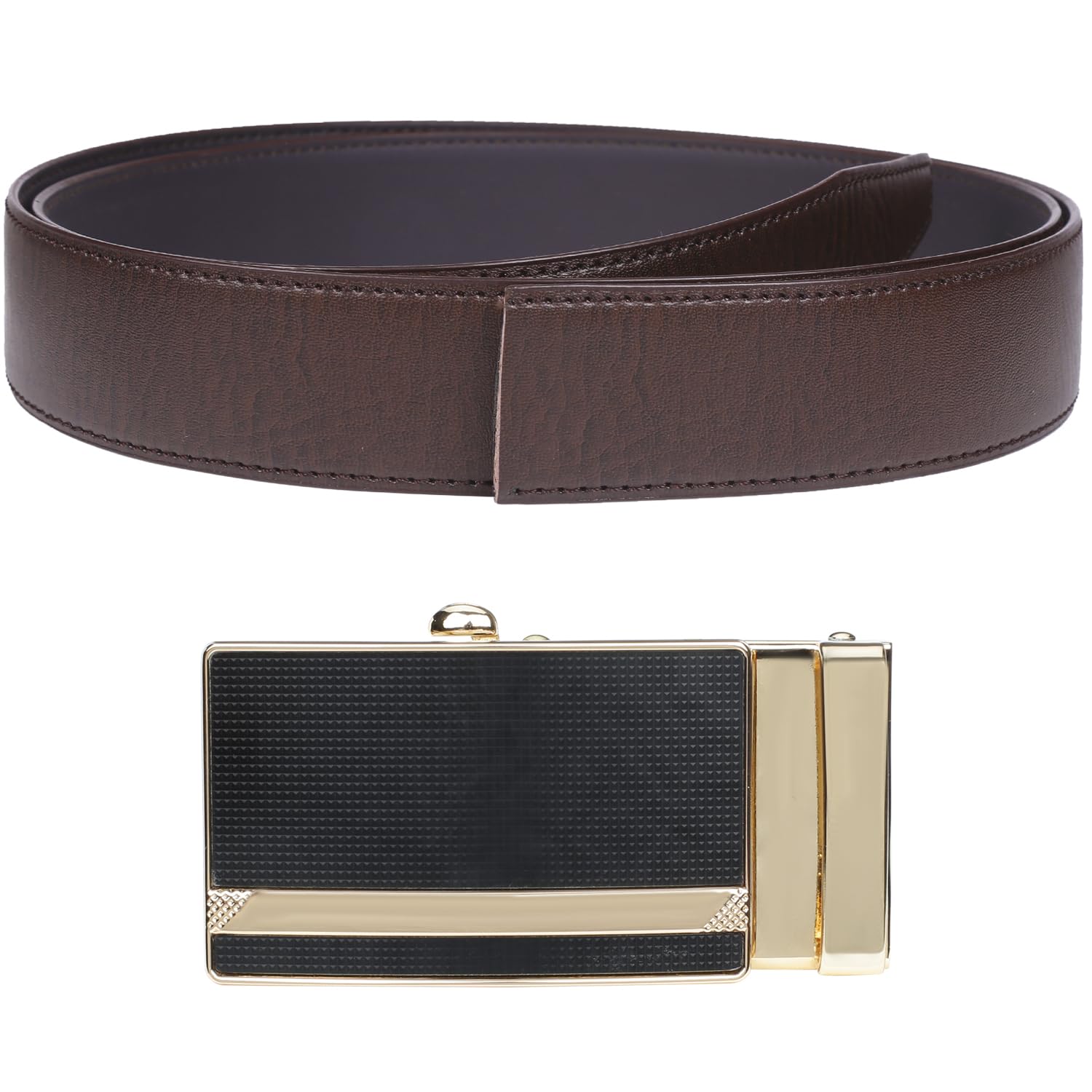 Labnoft Men's Auto Lock PU Leather Belt
