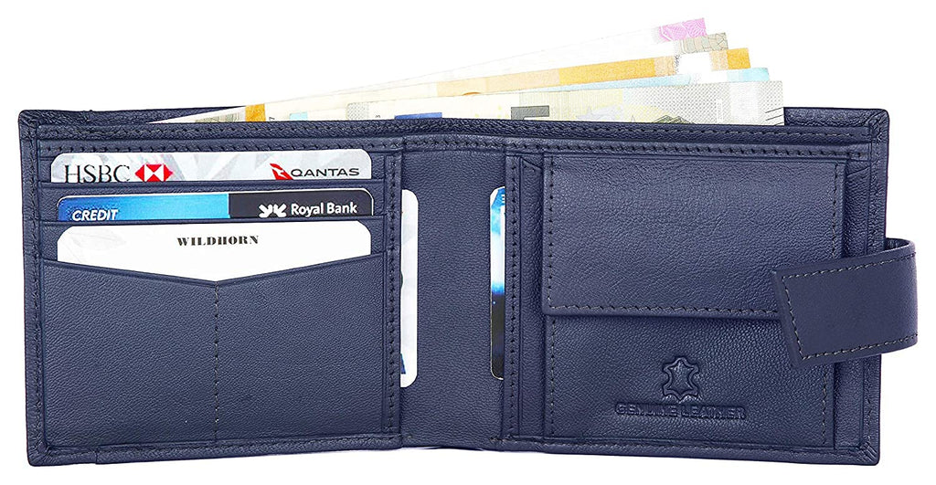 WildHorn Rfid Protected Leather Wallet For Men, Brown