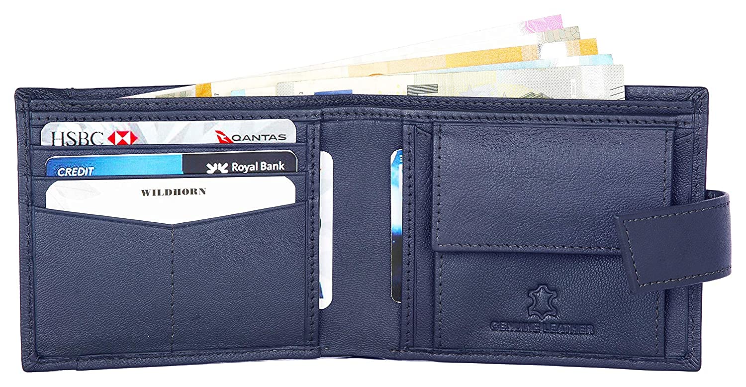 WildHorn Rfid Protected Leather Wallet For Men, Brown