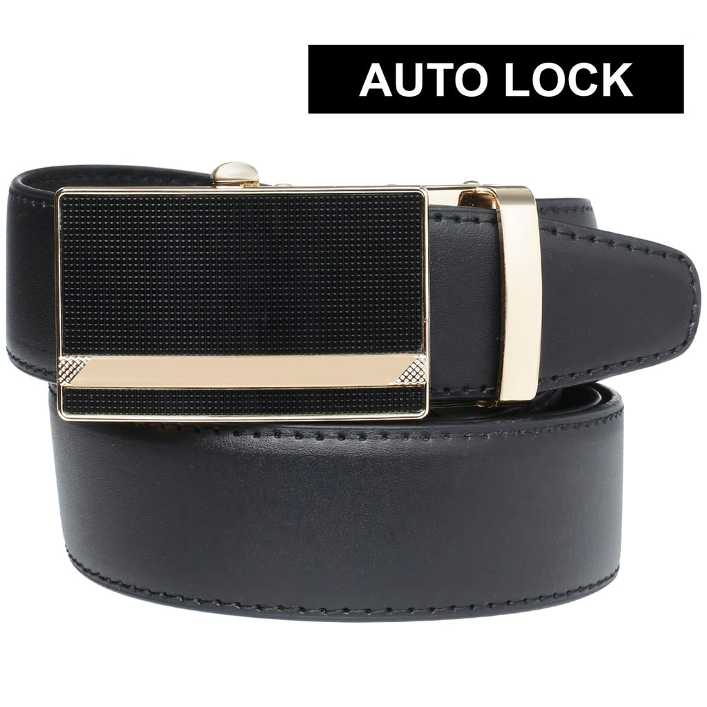 Labnoft Men's Auto Lock PU Leather Belt