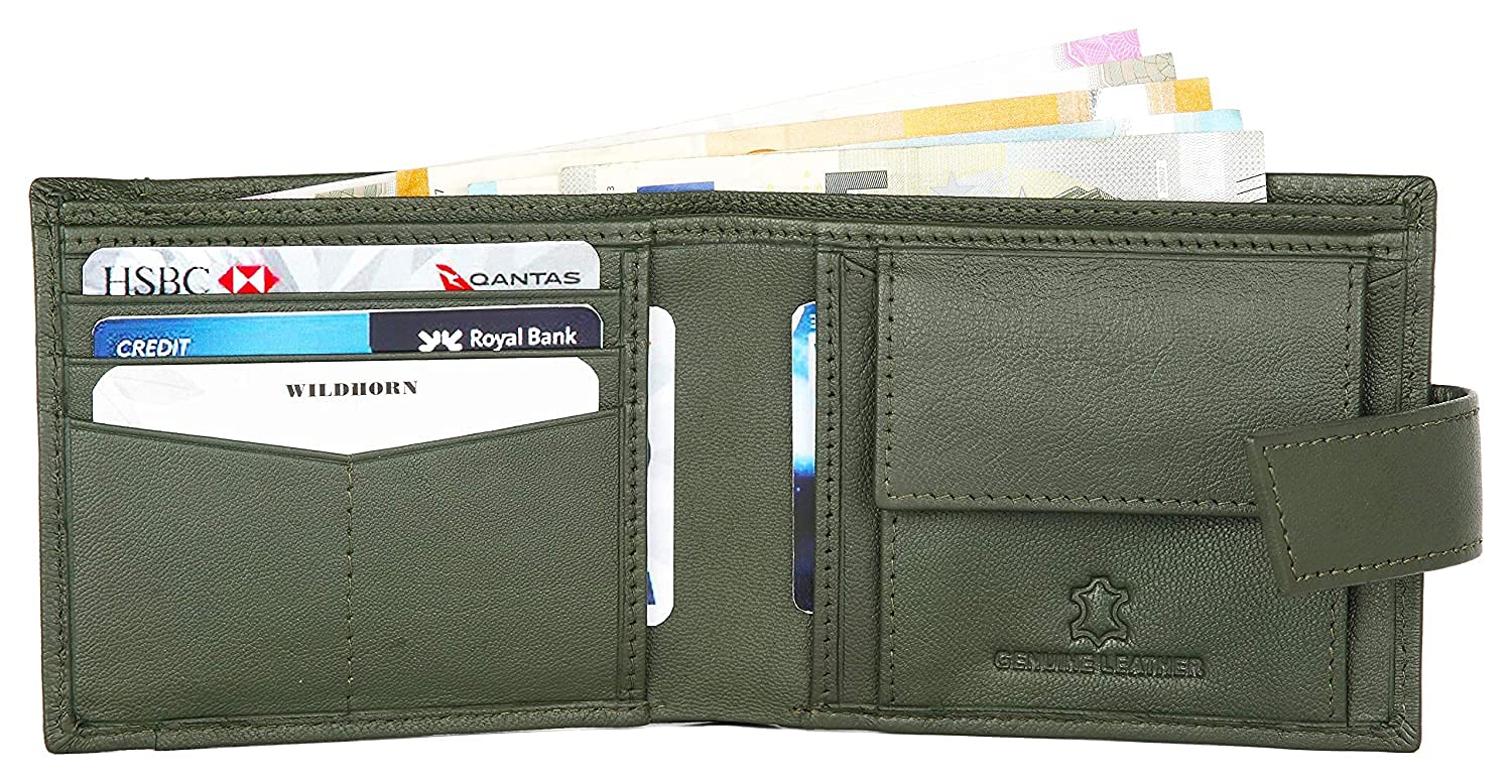 WildHorn Rfid Protected Leather Wallet For Men, Brown