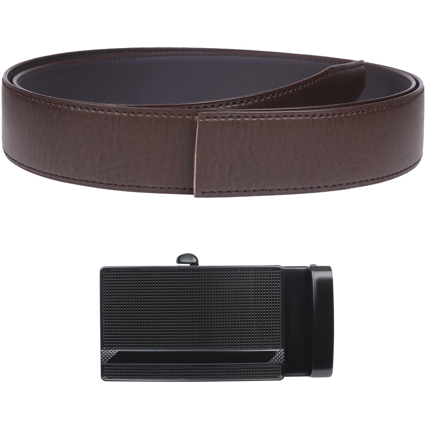 Labnoft Men's Auto Lock PU Leather Belt