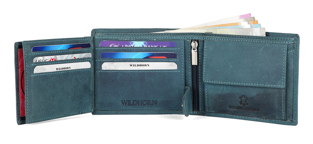 WildHorn Wildhorn India Oliver Green Leather Men's Wallet (WH7311GREEN)