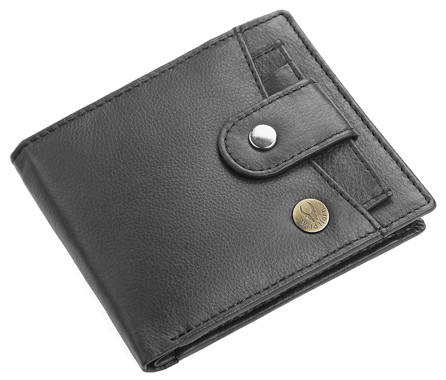WildHorn Rfid Protected Leather Wallet For Men, Brown