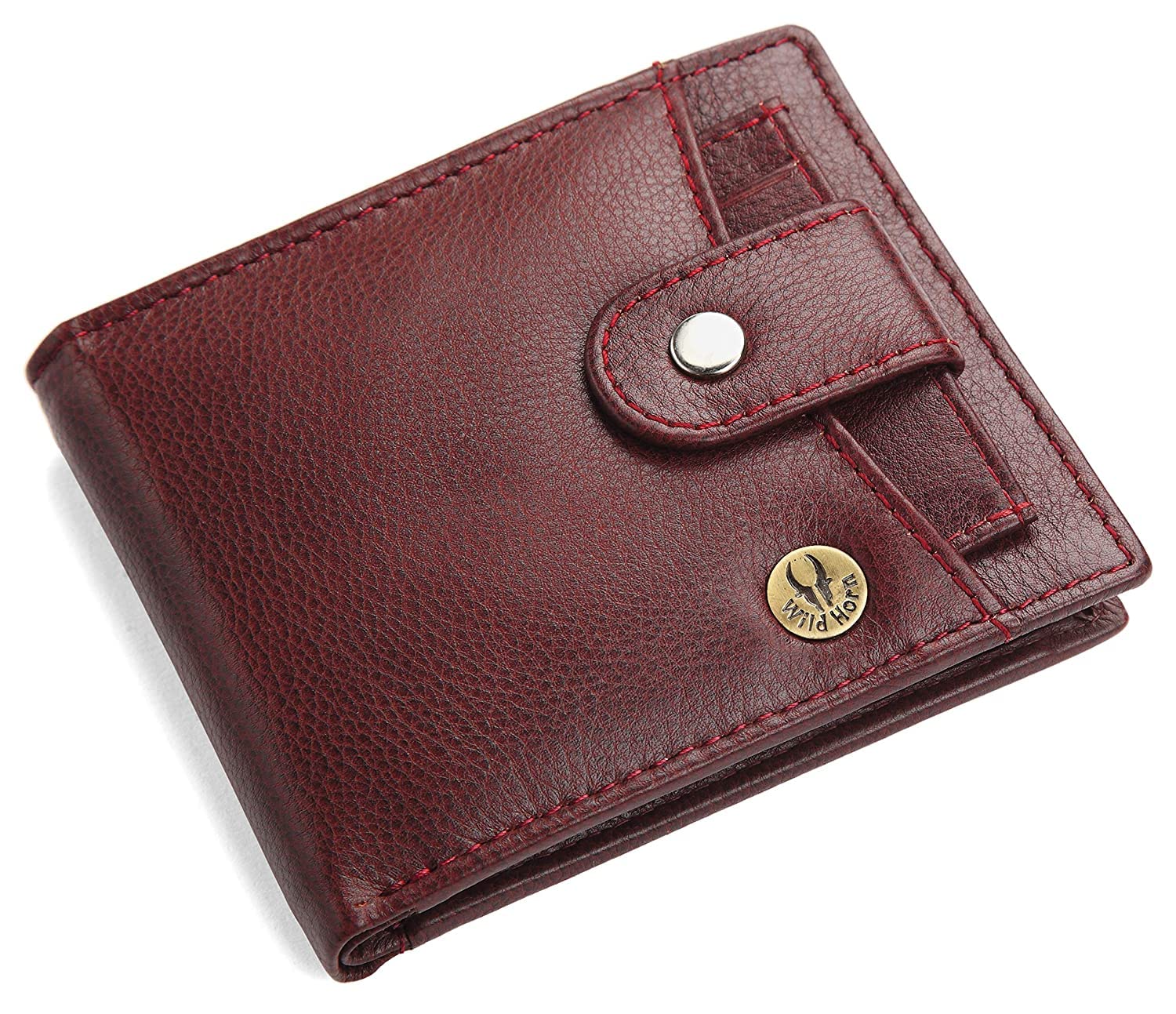 WildHorn Rfid Protected Leather Wallet For Men, Brown