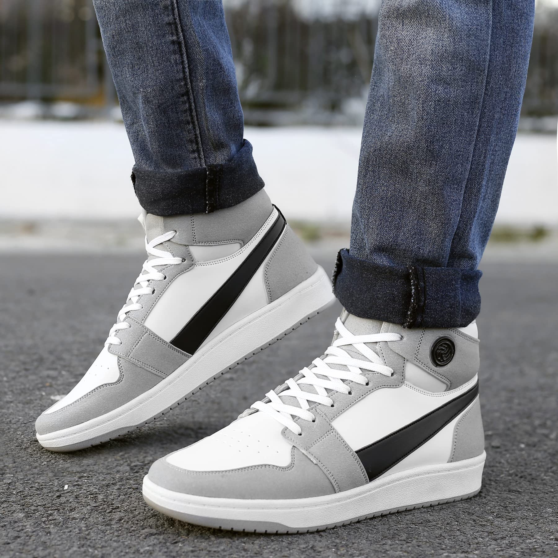 Bacca Bucci Men Lace Up Basketball Shoe