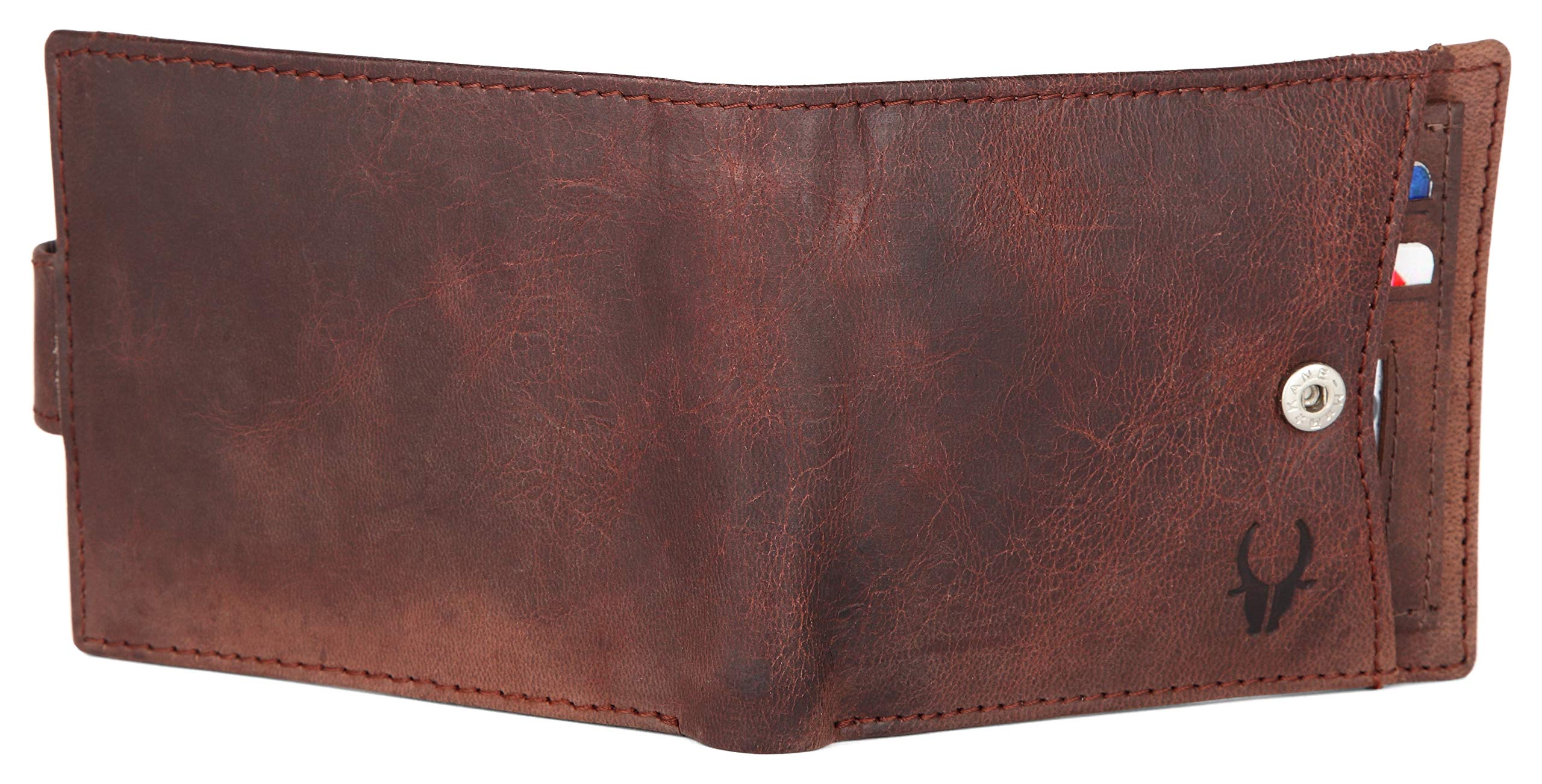 WildHorn Rfid Protected Leather Wallet For Men, Brown