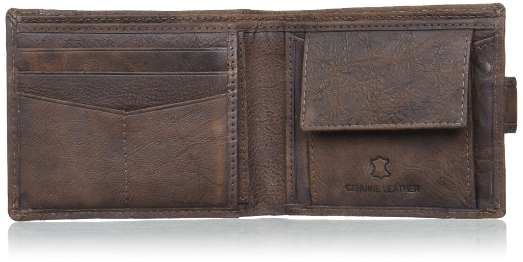WildHorn Rfid Protected Leather Wallet For Men, Brown