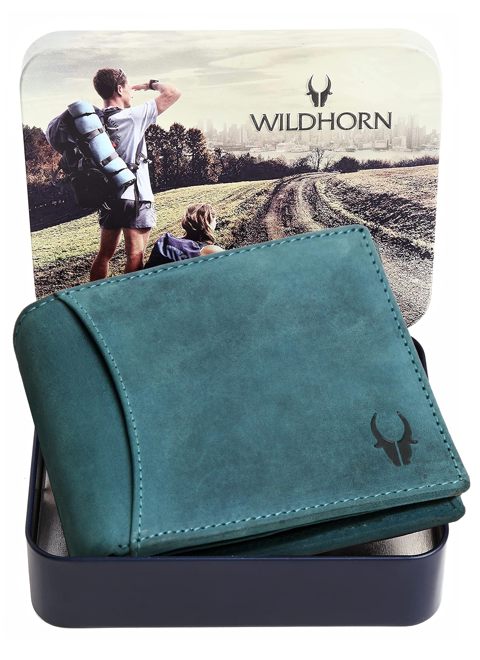 WildHorn Wildhorn India Oliver Green Leather Men's Wallet (WH7311GREEN)