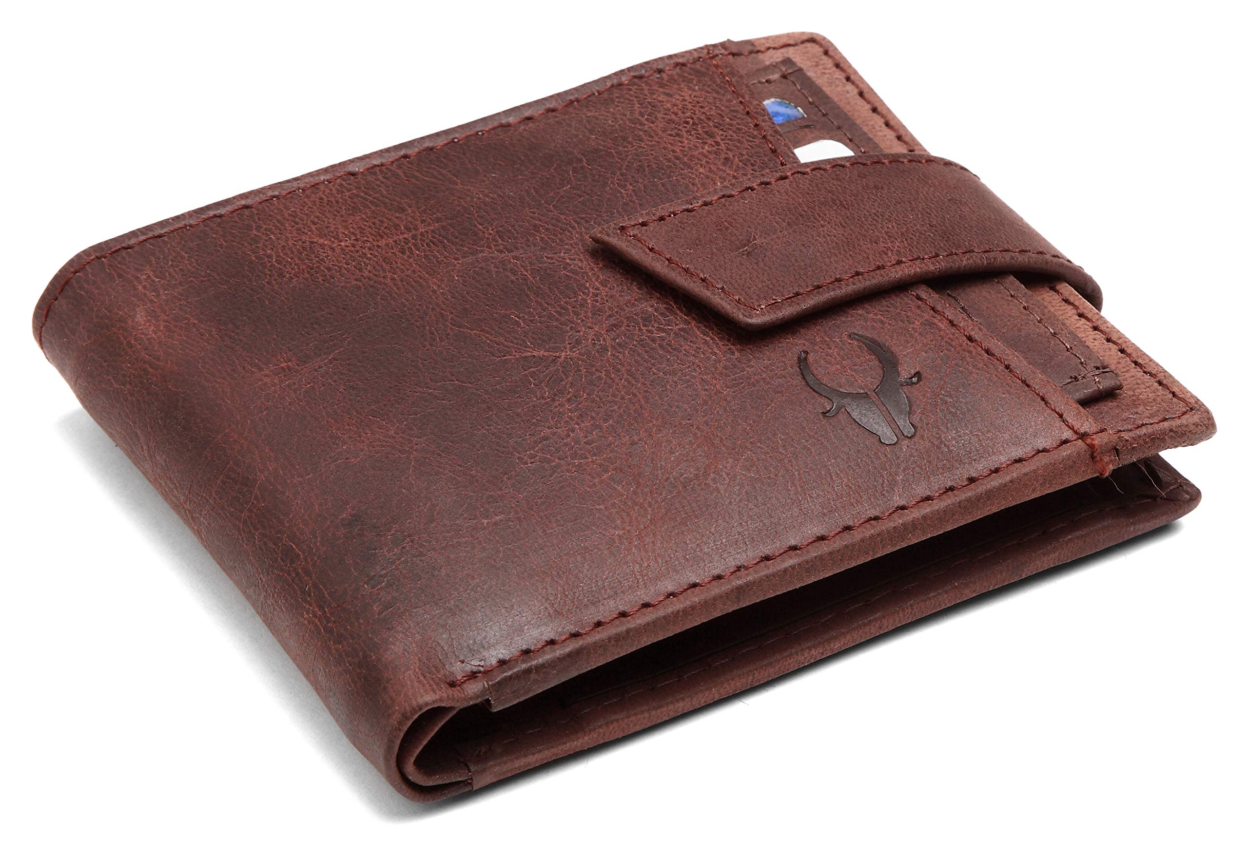 WildHorn Rfid Protected Leather Wallet For Men, Brown