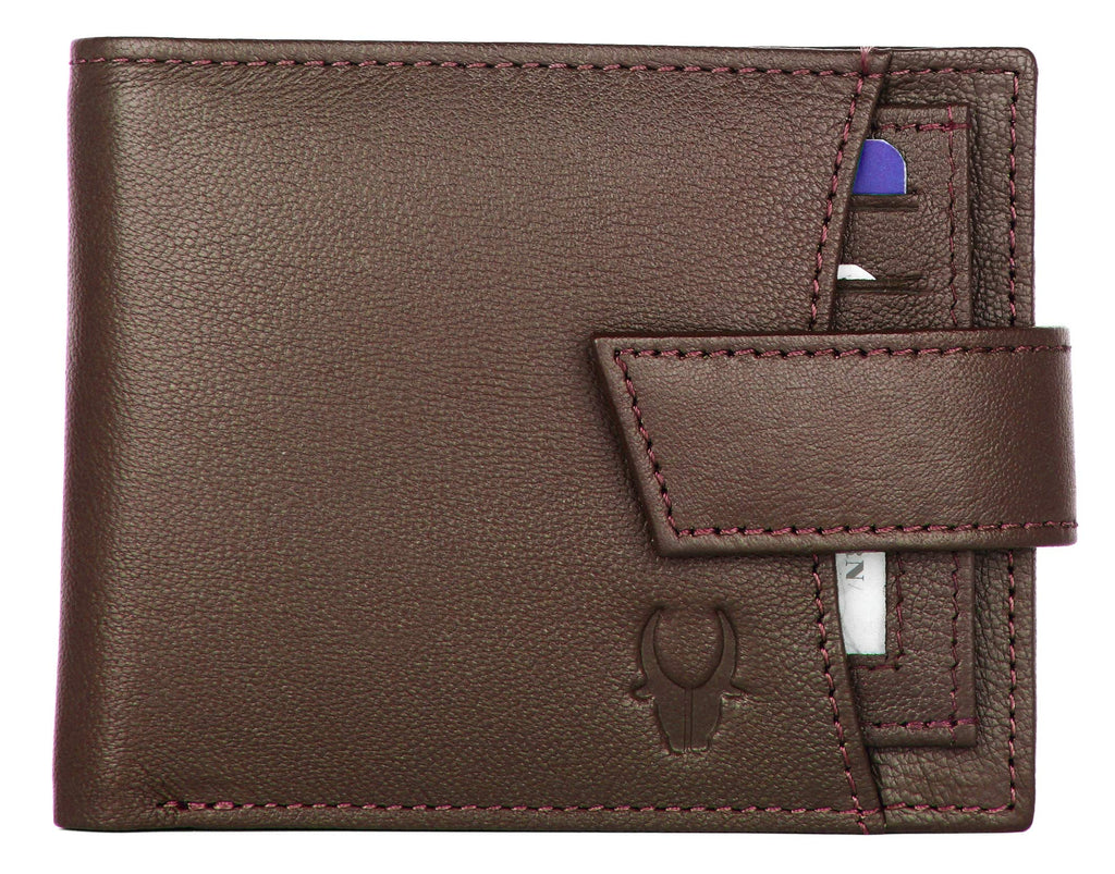 WildHorn Rfid Protected Leather Wallet For Men, Brown