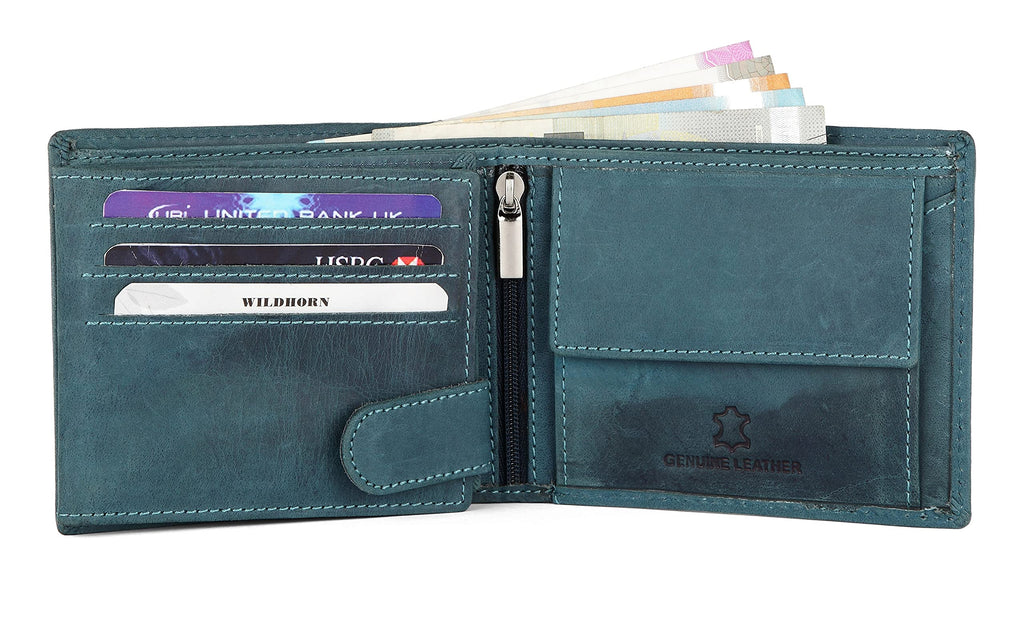 WildHorn Wildhorn India Oliver Green Leather Men's Wallet (WH7311GREEN)