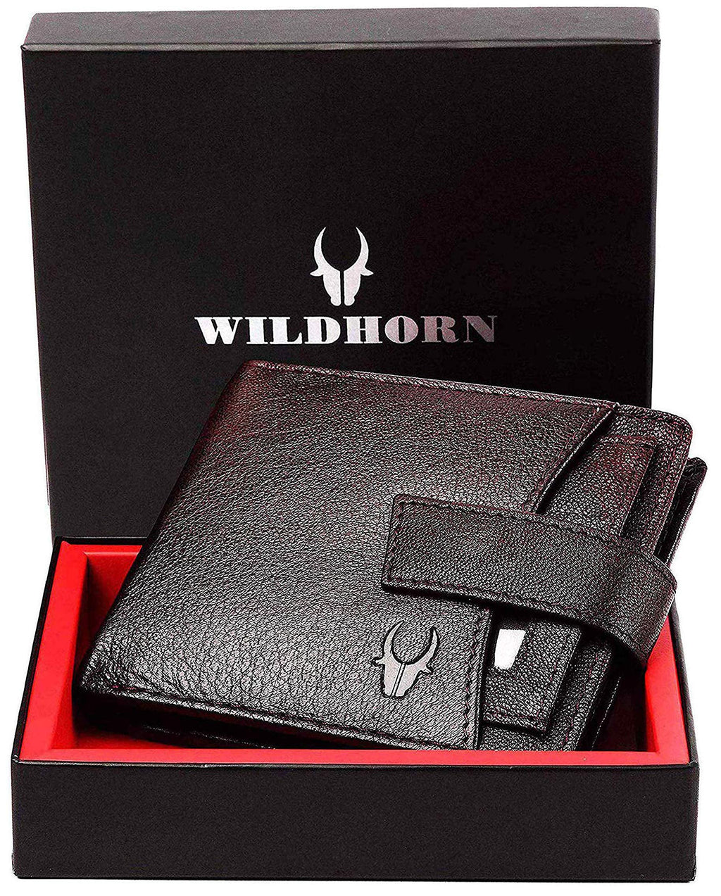 WildHorn Rfid Protected Leather Wallet For Men, Brown