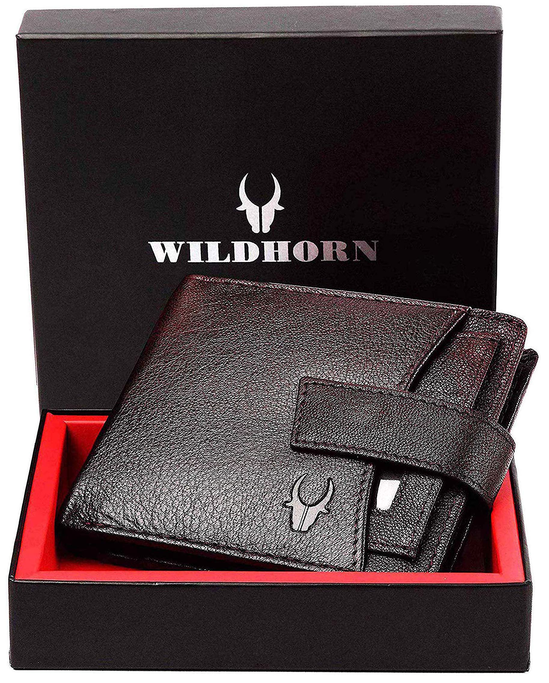 WildHorn Rfid Protected Leather Wallet For Men, Brown