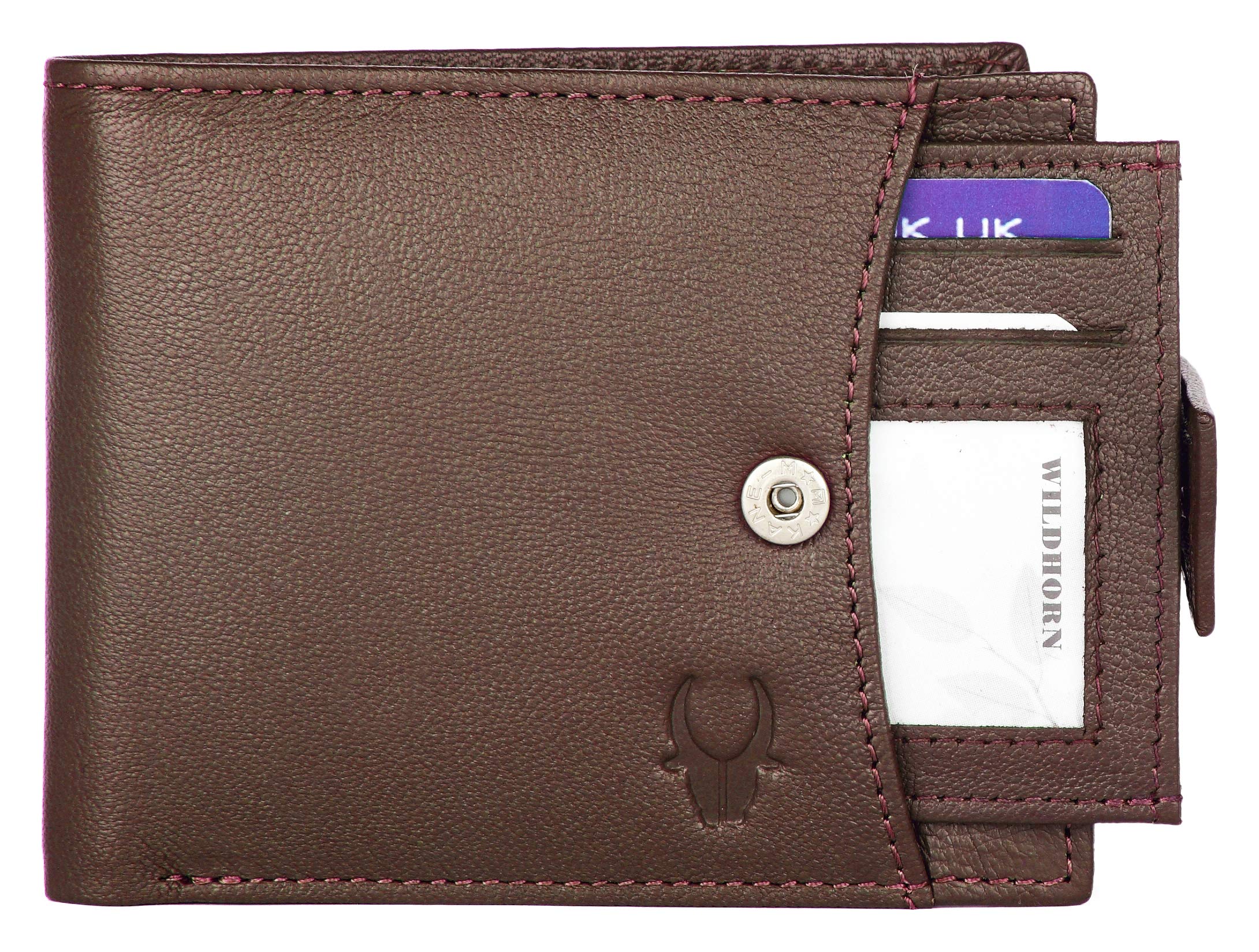 WildHorn Rfid Protected Leather Wallet For Men, Brown