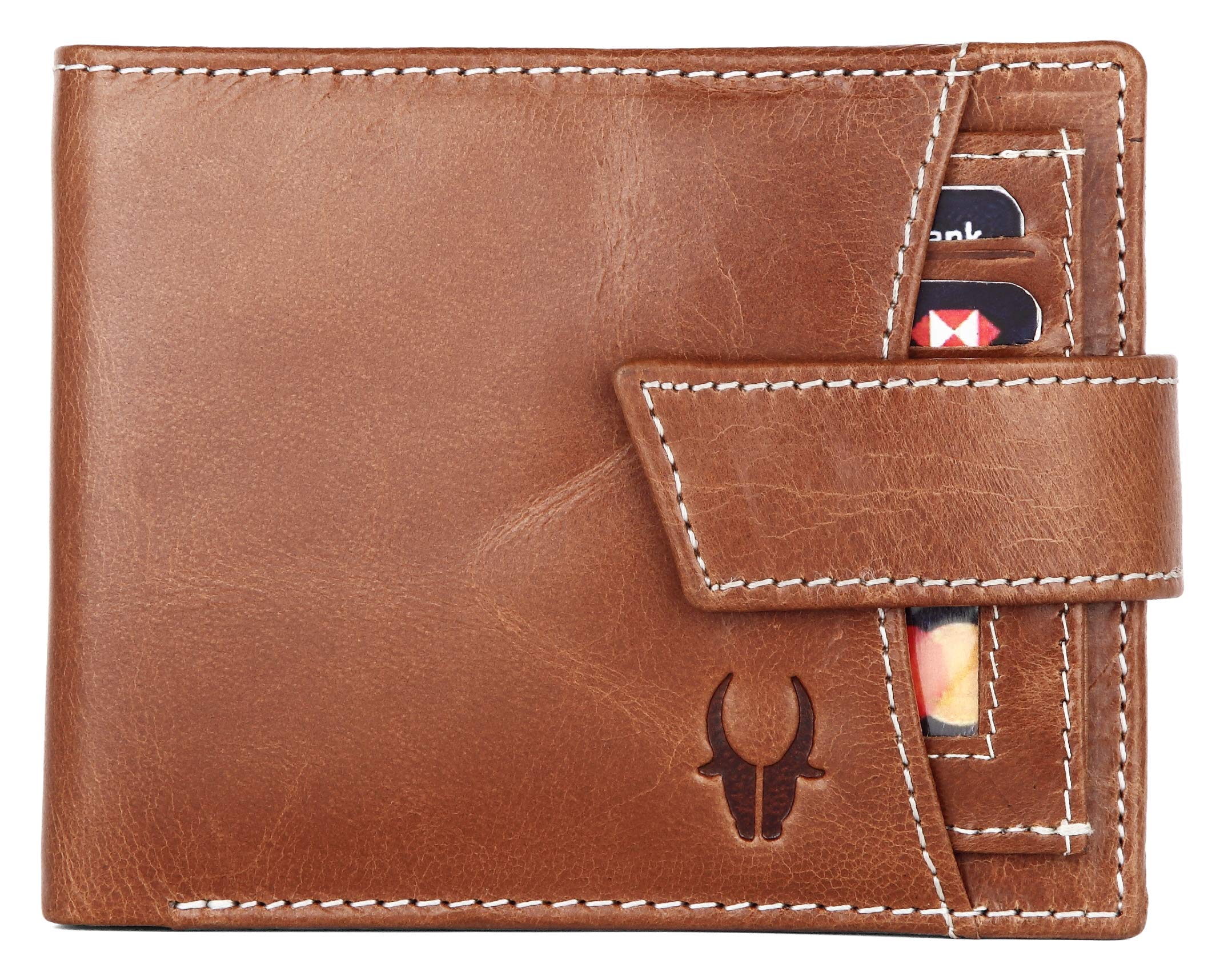 WildHorn Rfid Protected Leather Wallet For Men, Brown