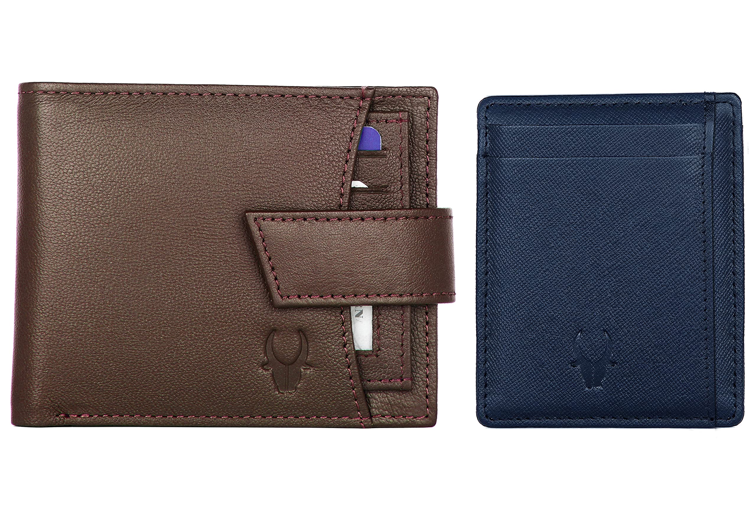 WildHorn Rfid Protected Leather Wallet For Men, Brown
