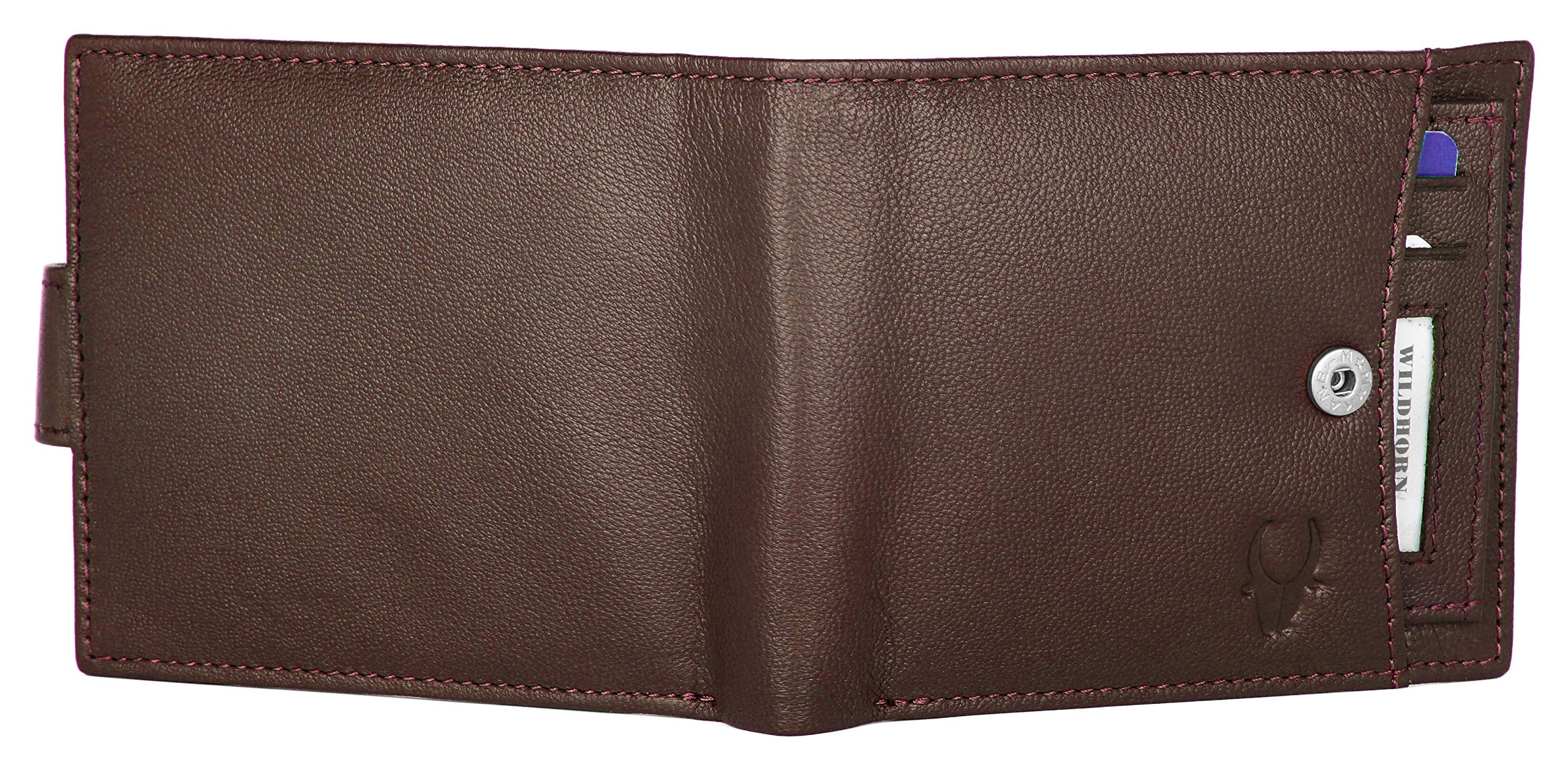 WildHorn Rfid Protected Leather Wallet For Men, Brown