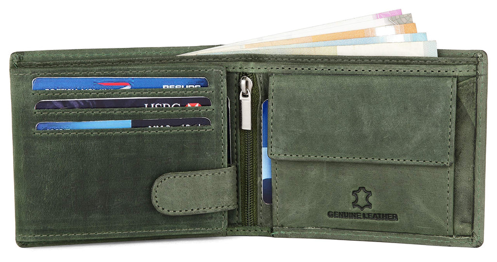 WildHorn Wildhorn India Oliver Green Leather Men's Wallet (WH7311GREEN)