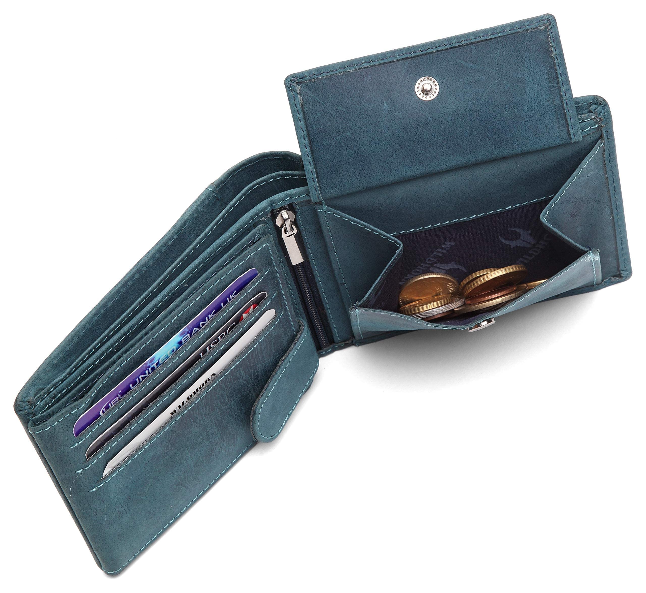 WildHorn Wildhorn India Oliver Green Leather Men's Wallet (WH7311GREEN)