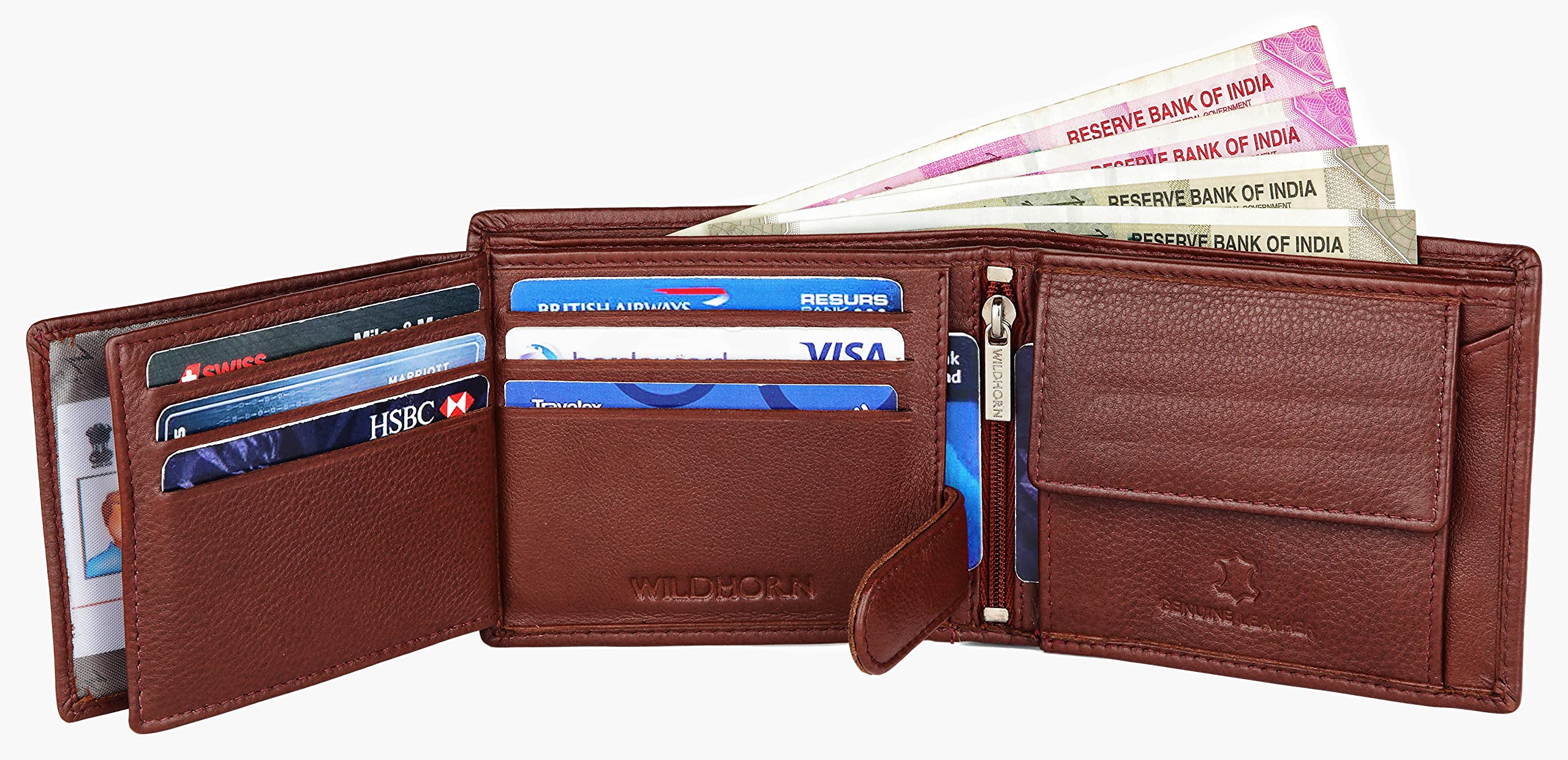 WildHorn Wildhorn India Oliver Green Leather Men's Wallet (WH7311GREEN)