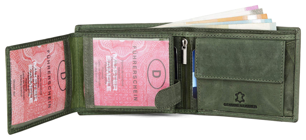 WildHorn Wildhorn India Oliver Green Leather Men's Wallet (WH7311GREEN)