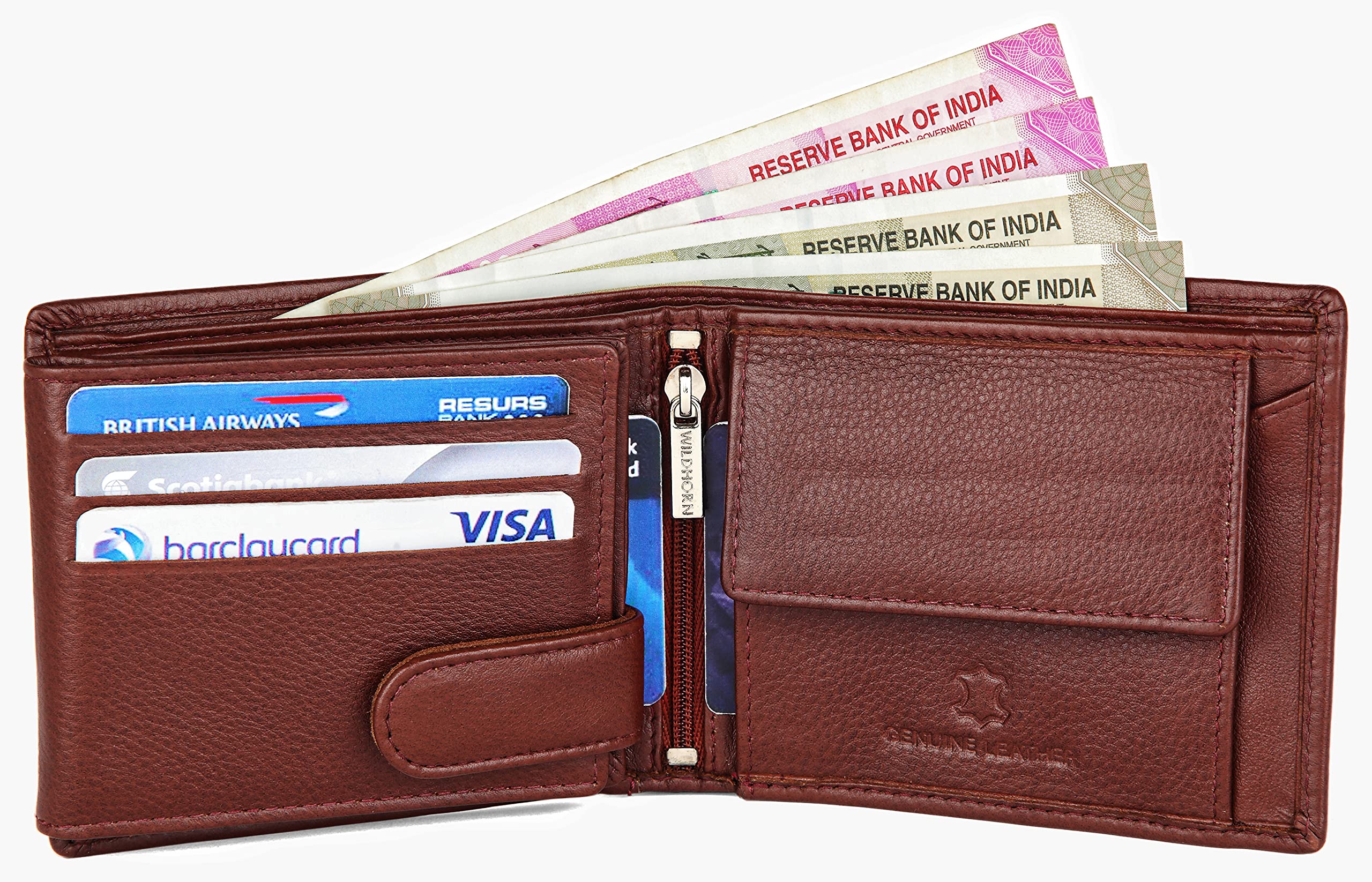 WildHorn Wildhorn India Oliver Green Leather Men's Wallet (WH7311GREEN)