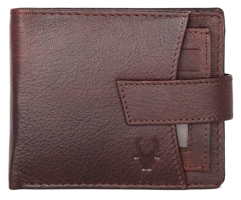 WildHorn Rfid Protected Leather Wallet For Men, Brown